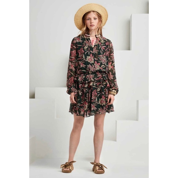 Scotch & Soda Dresses & Skirts - NWT Scotch & Soda Floral Print Long Sleeve Dress